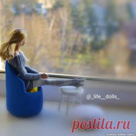 Кресло для кукол из пластиковой бутылки / Кукольная мебель своими руками для кукольного домика / Бэйбики. Куклы фото. Одежда для кукол