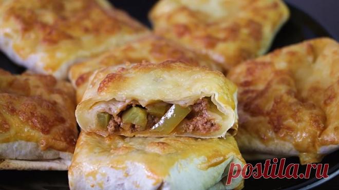 Закуска из лаваша с мясо-овощной начинкой: на скорую руку