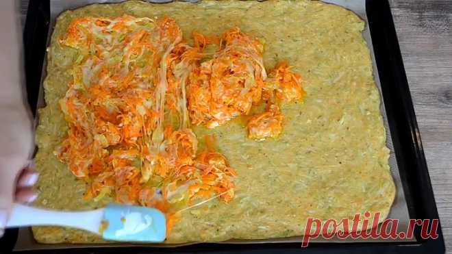 Кабачковый рулет!  Вкусная закуска из кабачка