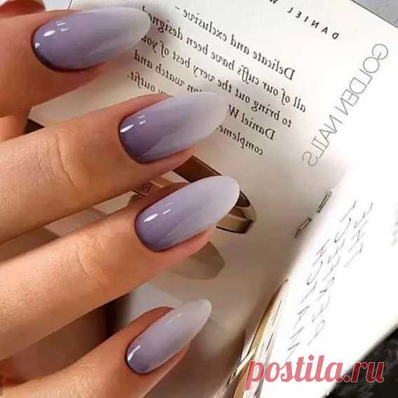 Омбре фиолетово-молочное (маникюр градиент) - купить в Киеве | Tufishop.com.ua