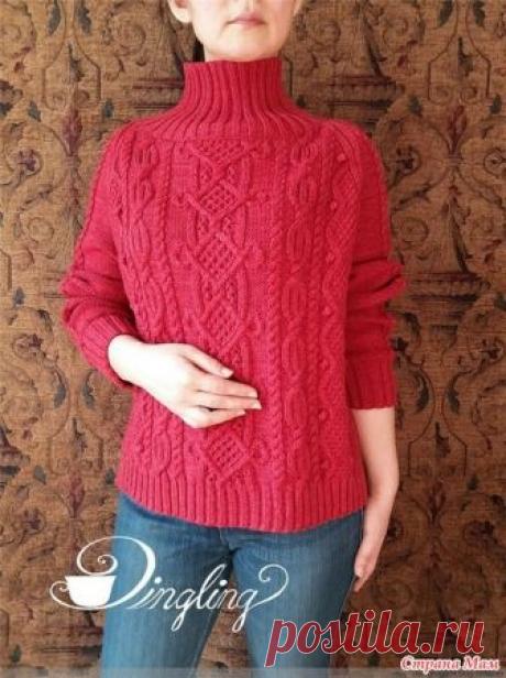 . Свитер с аранами