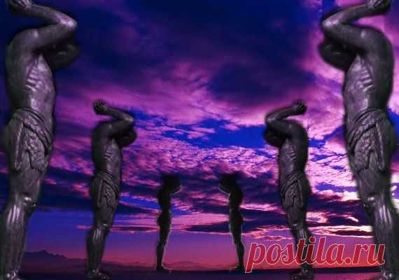 УПАДОК И ГИБЕЛЬ АТЛАНТИДЫ.