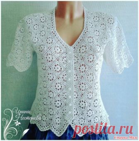 Ажурная кофточка "Винтаж"
