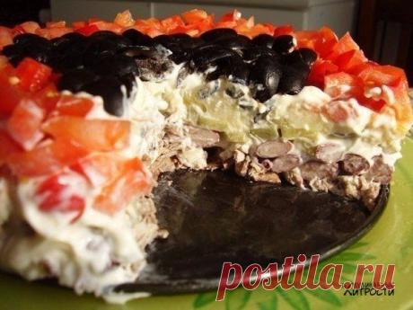 Кулинария >САЛАТ "КОВАРСТВО И ЛЮБОВЬ"