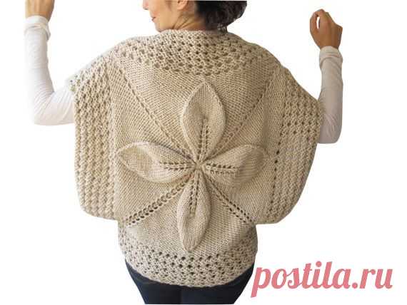 ON SALE Ecru Vintage Flower Cardigan by Afra от afra на Etsy