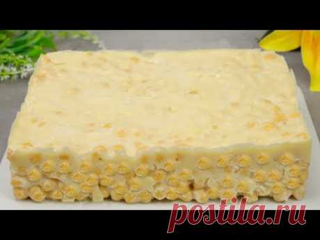 Торт, який тане в роті! Дружина просить готувати цей торт 3 рази на тиждень!