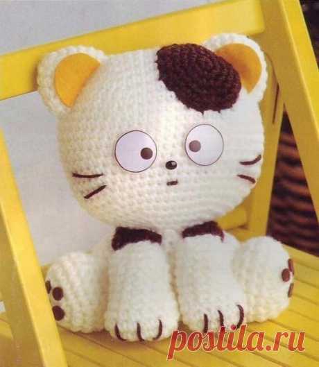 Котенок крючком (Вязаные игрушки)