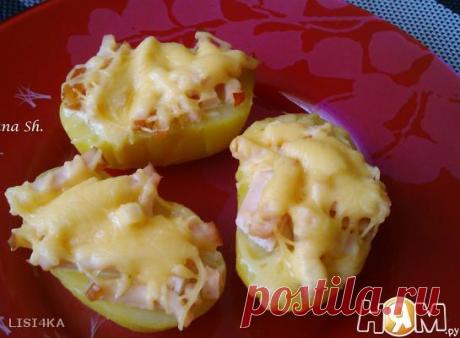 Картофель с ветчиной и сыром - Рецепт с пошаговыми фотографиями - Ням.ру