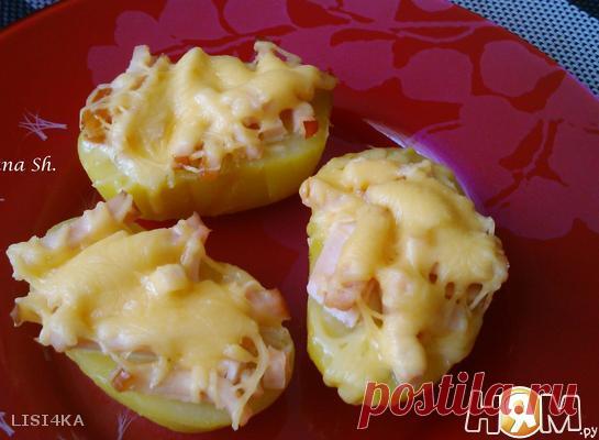 Картофель с ветчиной и сыром - Рецепт с пошаговыми фотографиями - Ням.ру