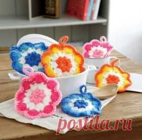 Мочалка для посуды на knitweek.ru