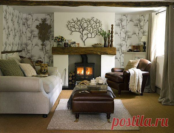 УЮТНЫЙ УГОЛОК У КАМИНА.