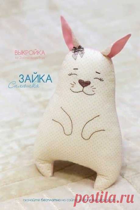 Выкройка забавного зайца
