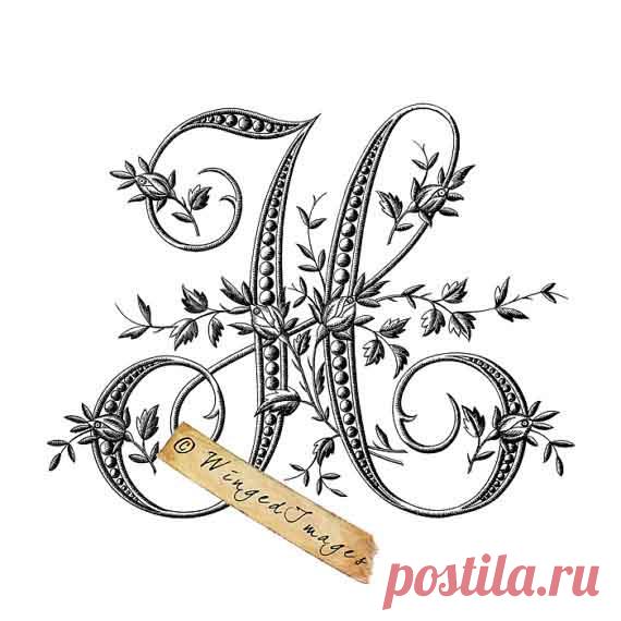 Монограммы на подушках. Шаблоны для переноса принтов на ткань