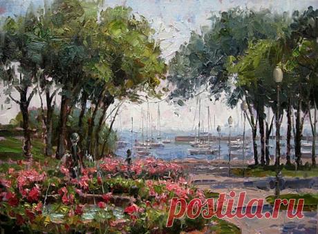 Художник-импрессионист E.J. Paprocki