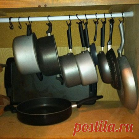 Как поместить всё на маленькой кухне