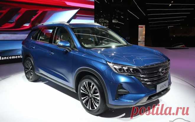 GAC GS5 2018 – новый китайский кроссовер привезли в Париж - цена, фото, технические характеристики, авто новинки 2018-2019 года
