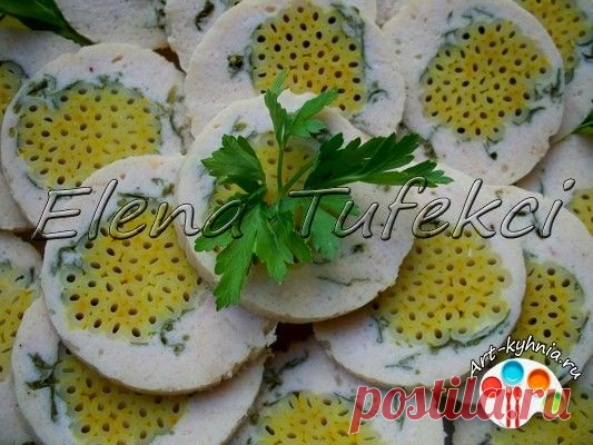 Закусочный рулет с макаронами | Четыре вкуса