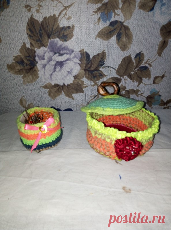 Игольница  и корзиночка