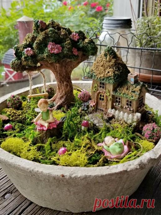 Чудесный мини сад: восхитительные идеи