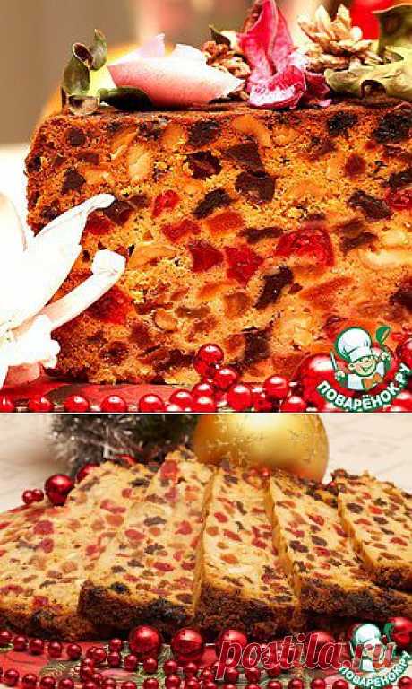 Фруктовый кекс к Рождеству - кулинарный рецепт