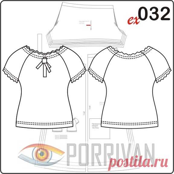 Выкройки блузок: летние, из трикотажа, простые, офисные