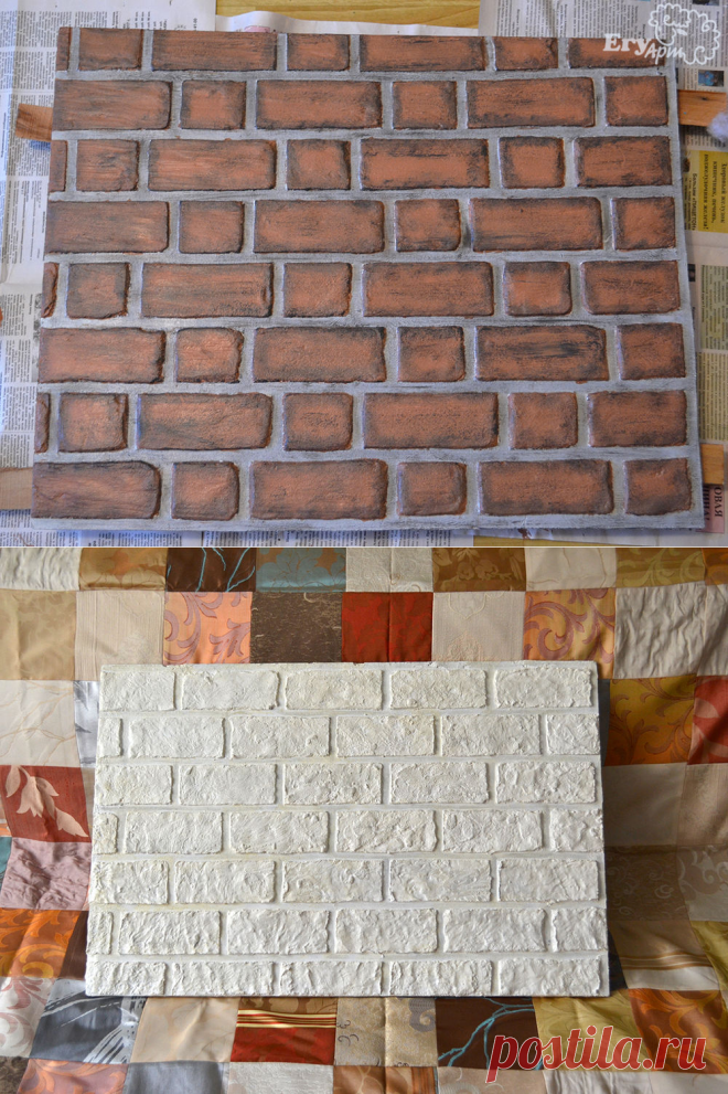 Делаем фотофон своими руками: фламандская кирпичная кладка - Ярмарка Мастеров - ручная работа, handmade