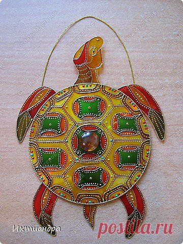 Черепаха из CD диска