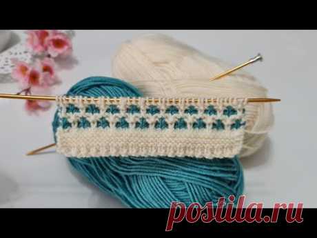 İki renkli muhteşem yelek hırka örgü modeli / two-color gorgeous knitting pattern