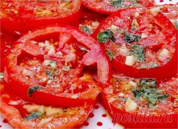 Помидоры, маринованные за 30 минут по-итальянски | Вкусные рецепты
