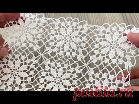 INCREDIBLE Crochet Tunic, Blouse, Shawl, Runner and Tablecloth Pattern