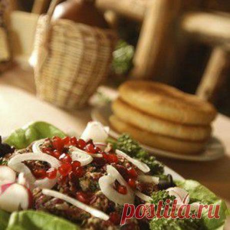Салат из мяса с луком и зернами граната рецепт – азербайджанская кухня: салаты