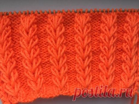 Узор Колоски | Вязание и Рукоделие | Яндекс Дзен