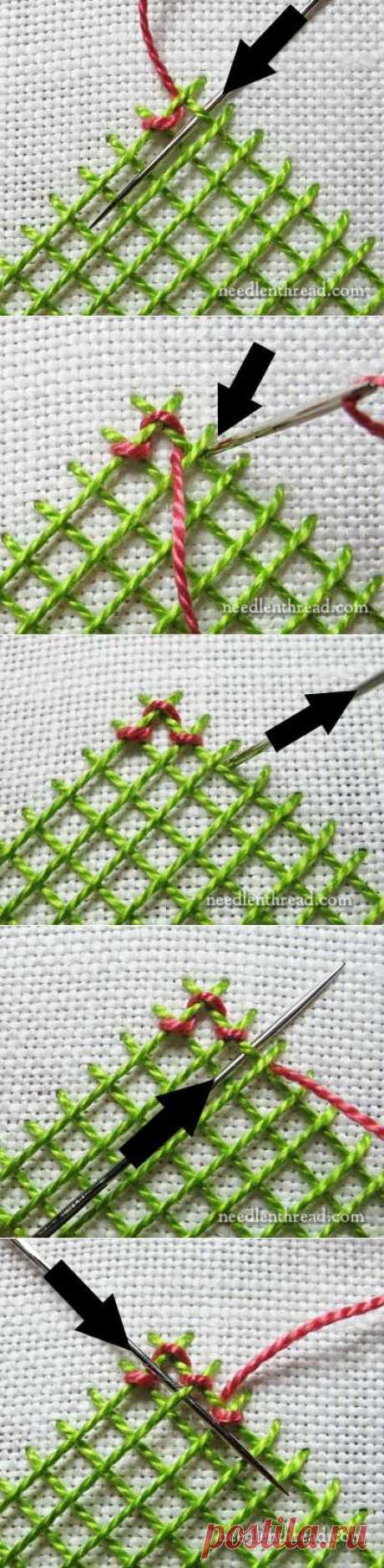 ч.2 Stitch Fun! How to Lace Lattice Stitches – Needle’nThread.com