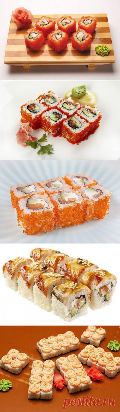 ТОП-5 самых популярныех роллов: делаем дома / Простые рецепты