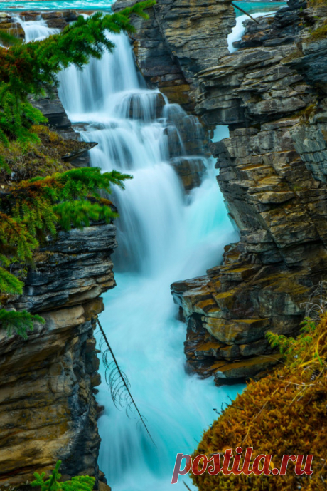 I love gemista, photos-worth: athabasca falls close up, by...