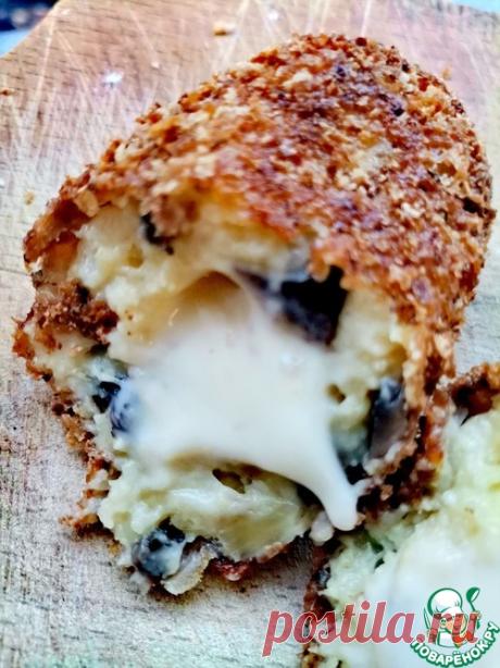 Крокеты картофельные с грибами и сыром – кулинарный рецепт