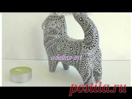 ADALINA ART - Точечная роспись Point-to-point - YouTube