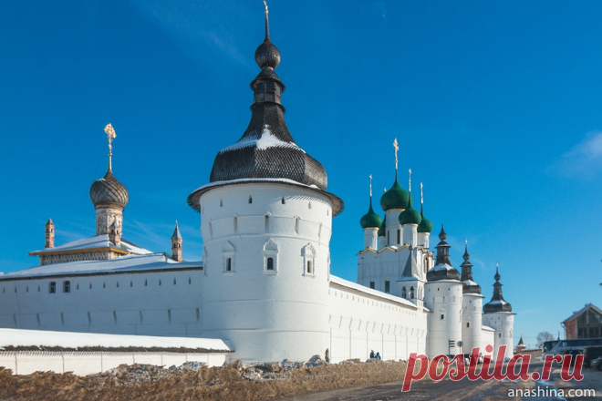 Фотопост: Ростов Великий и озеро Неро в ясный зимний день