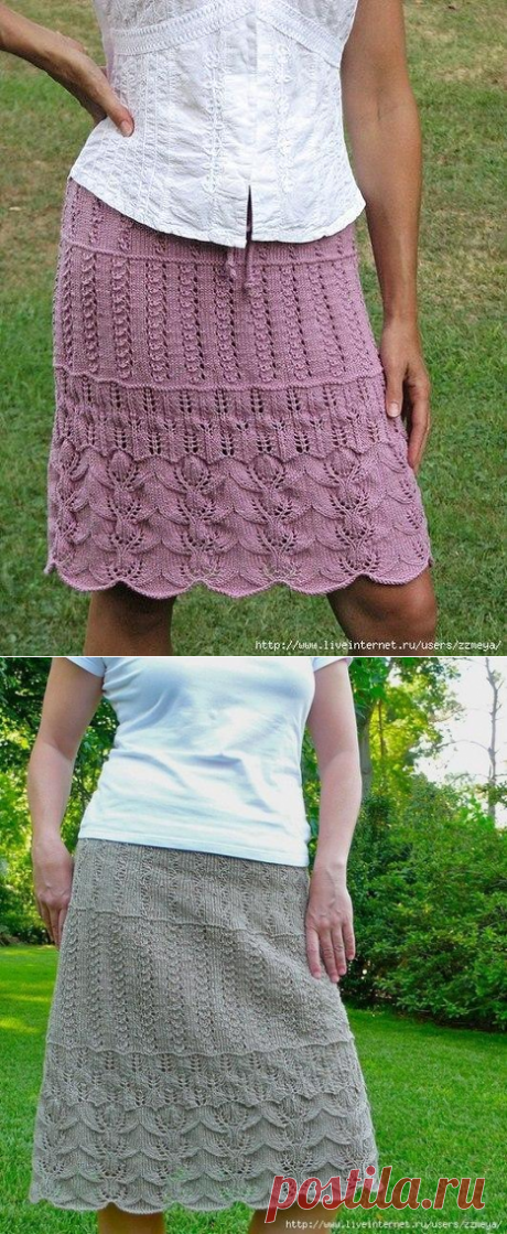 Ажурная многослойная юбка