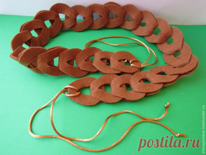 Модный пояс из фетра быстро и недорого - Ярмарка Мастеров - ручная работа, handmade