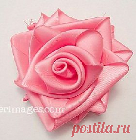 Обалдеть, какие розы из атласных лент!.