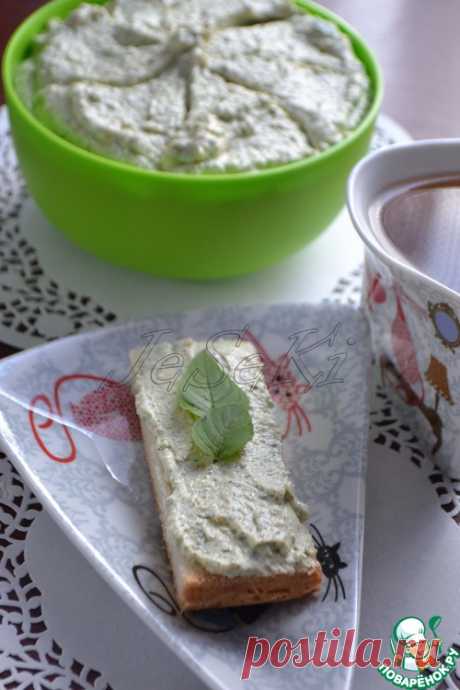 Паштет из брынзы с чесноком и грецкими орехами - кулинарный рецепт