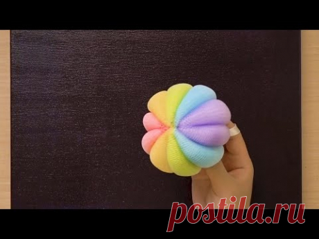 Подсолнухи: Картина акрилом легкое творчество