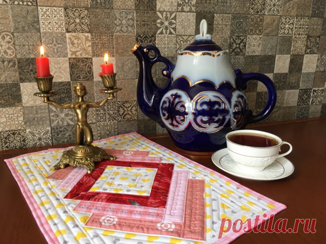 Мастер-класс. Пэчворк для начинающих. Шьём дома. Ланчмат.