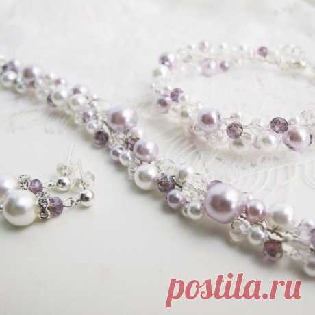 Комплект украшений для невесты Ольги ))) #olgadelice