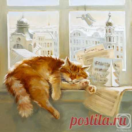 Завтра наступит Рождество. Картины художника. Павлова Мария Станиславовна. Художники. Картины, картинная галерея, продажа картин