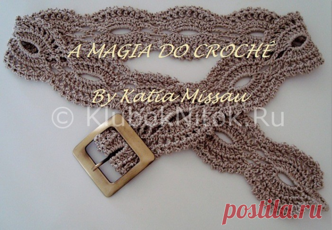 Пояса крючком. Подборка. Схемы. / kluboknitok.ru