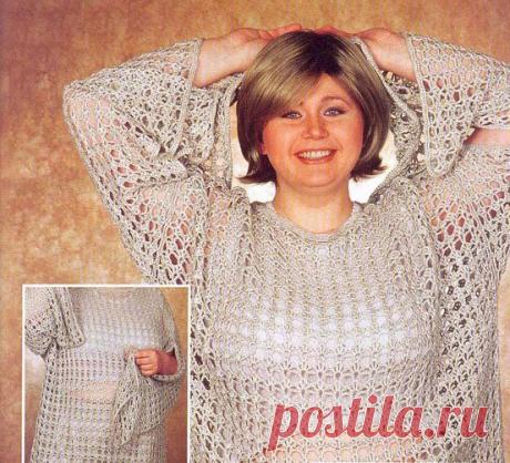 Вязание для полных женщин спицами: модели одежды (схемы) Этот жакет спицами специально разработан для полных женщин. Вязание жакета выполняется из пряжи на основе шерсти мерино с добавлением шелка