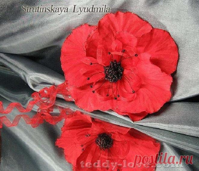 Цветы из ткани своими руками мастер — класс для начинающих » Татьяна Бедарева