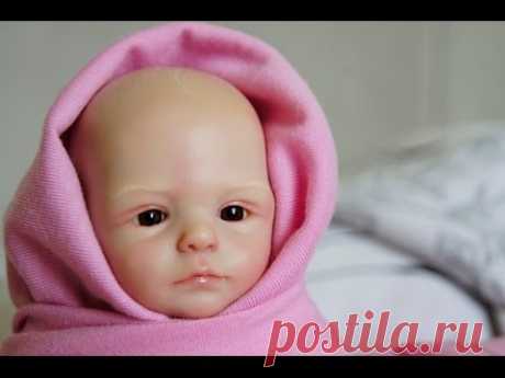 Моя новая ООАК куколка(мини реборн). My new OOAK baby